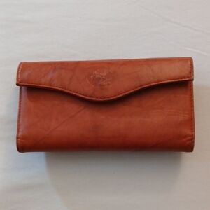 Buxton Red Leather RFID Wallet